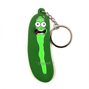 Rick & Morty Rubber Keychains Pickle Rick