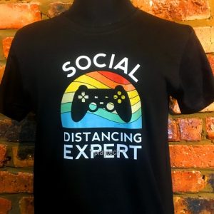 Social Distancing T-shirt Gaming