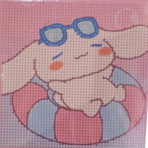 Hello Kitty 5D Diamond Painting C.Roll Beach 20cm x 20cm