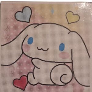 Hello Kitty 5D Diamond Painting C.Roll 3 Heart 30x30