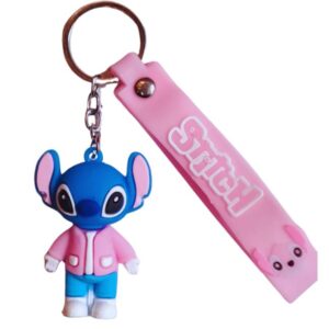 lilo & Stitch Keychain Pink Jacket