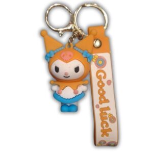 Hello Kitty Keychain Orange Kuromi