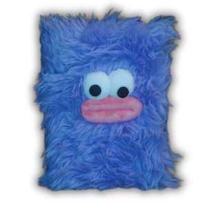 Adorable Monster Fluffy Notebook Purple