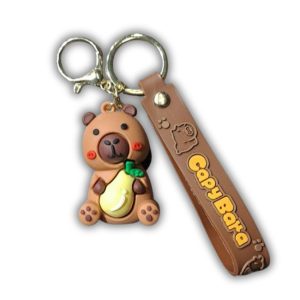 Capybara Keychain Pear