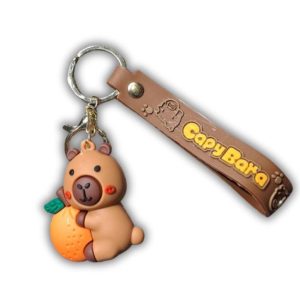 Capybara Keychain Orange