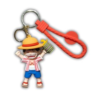 One Piece Keychain Luffy Sake'