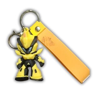 Gundam Keychain Black x Yellow