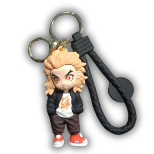Demon Slayer Keychain Street Rengoku