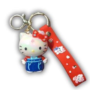 Hello Kitty Keychain Glossy Red