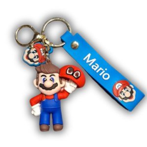 Mario Keychain Holding Hat