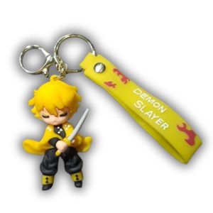Demon Slayer Keychain Zenitsu Eyes Closed
