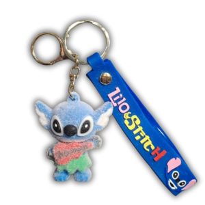Lilo & Stitch Keychain Fuzzy Guitar
