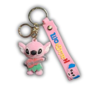 Lilo & Stitch Keychain Angel Fuzzy
