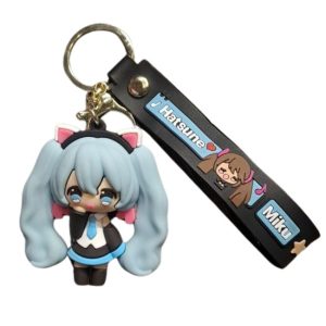 Hatsune Miku Keychain Black Uniform