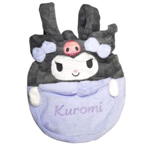 Hello Kitty Backpack Plush Kuromi Purple