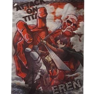 Attack On Titan Holographic Poster Eren x Titan