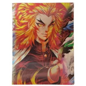 Demon Slayer Holographic Poster Rengoku x Tanjiro