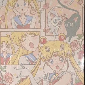 Sailor Moon Painting 4 Frames 40x30