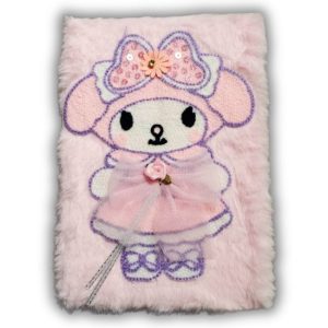 Hello Kitty A5 Fluffy Notebook Melody Dress