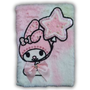 Hello Kitty A5 Fluffy Notebook Melody Star