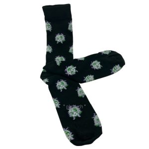 Anime Girl Socks Green Hair