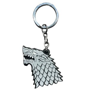 Game of Thrones Rubber Keychain Stark Wolf