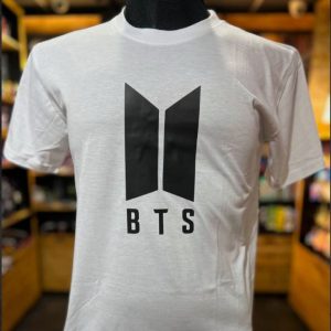 BTS T-Shirt Logo White