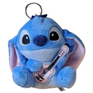 Lilo & Stitch Plush Keychain Stitch Guitar