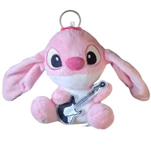 Lilo & Stitch Plush Keychain Guitar