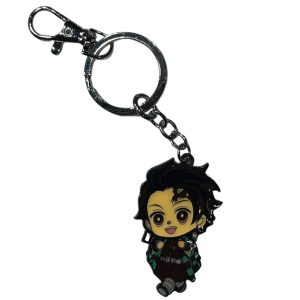 Demon Slayer Keychain Tanjiro Legs Crossed