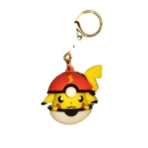Pokemon Keychain Pokeball Pikachu