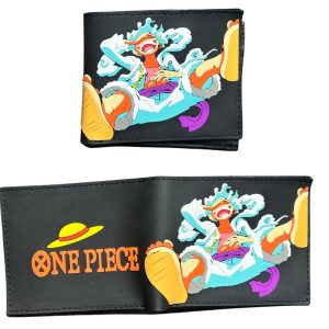 One Piece Rubber Wallet Black x Gear 5