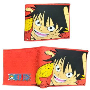 One Piece Wallet Luffy Orange