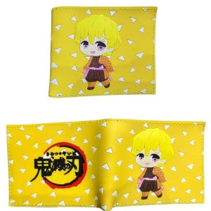 Demon Slayer Rubber Wallet Chibi Zenitsu
