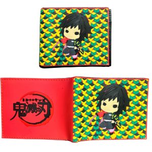 Demon Slayer Rubber Wallet Chibi Giyu