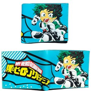 My Hero Academia Rubber Wallet Deku Blue