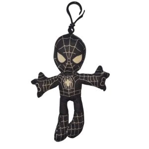 Spider-Man Plush Keychain Black