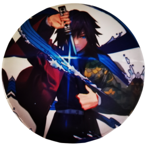 Demon Slayer Pin Giyu Water Breathing