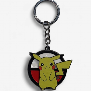 Pokemon Keychain Spinning Pikachu