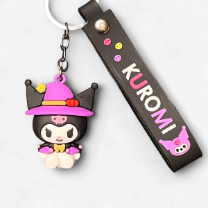 Hello Kitty Keychain Kuromi Wizard Small