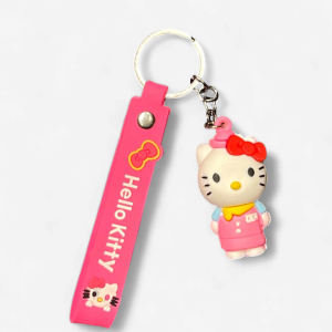 Hello Kitty Keychain Yellow Scarf Small
