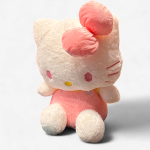 Hello KItty Plushie Fluffy Kitty Pink