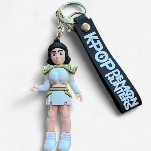 K-Pop Demon Hunters Keychain Zoey White Outfit