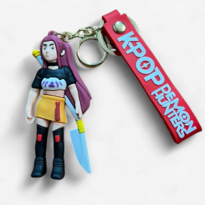 K-Pop Demon Hunters Keychain Mira x Weapon