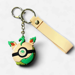 Pokemon Pokeball Keychain Leafeon