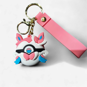 Pokemon Pokeball Keychain Slyveon