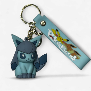 Pokemon Eeveelutions Keychain Glaceon