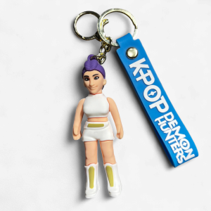K-Pop Demon Hunters Keychain Rumi White Outfit