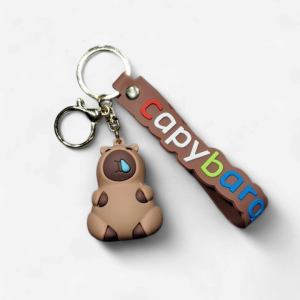 Capybara Keychain Sad