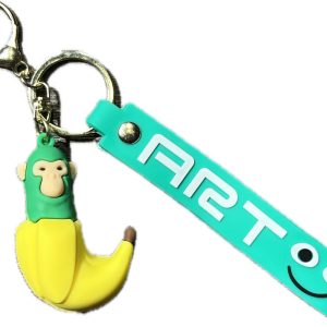 Italian Brainrot Keychain Chimpanzini Bananini V2